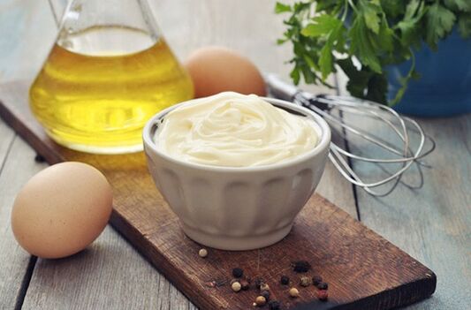 Ducan အပေါ် mayonnaise